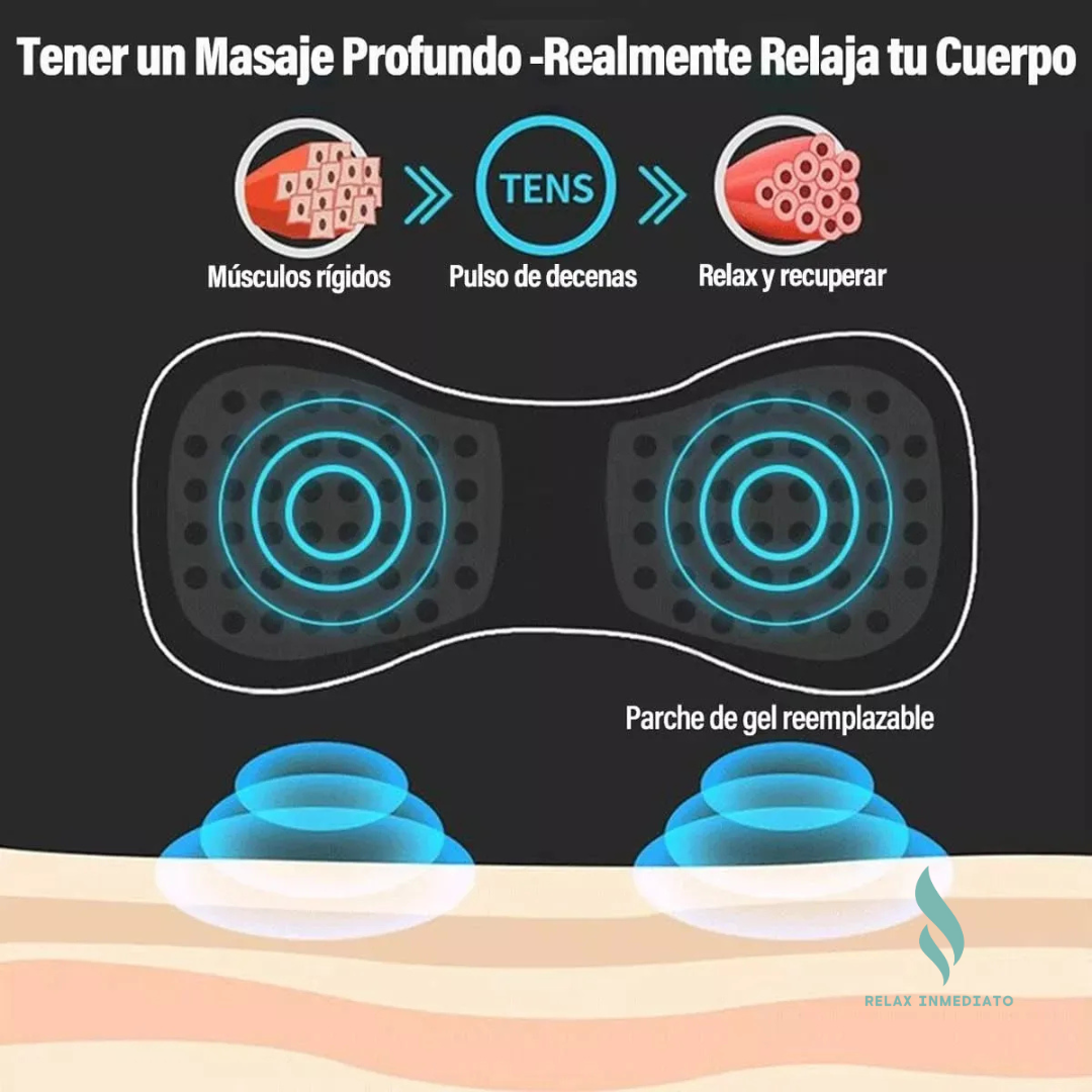 Masajeador muscular Electro estimulación.