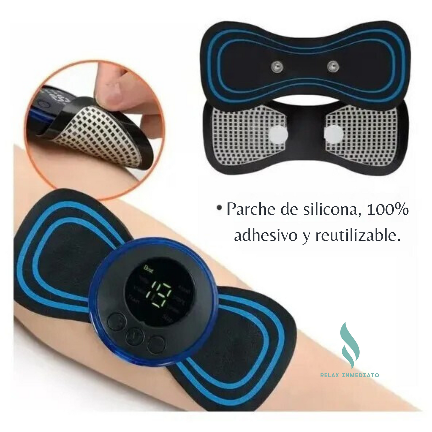 Masajeador muscular Electro estimulación.
