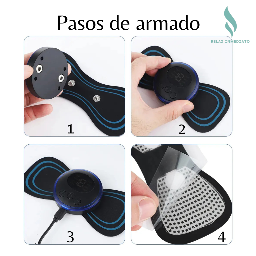 Masajeador muscular Electro estimulación.